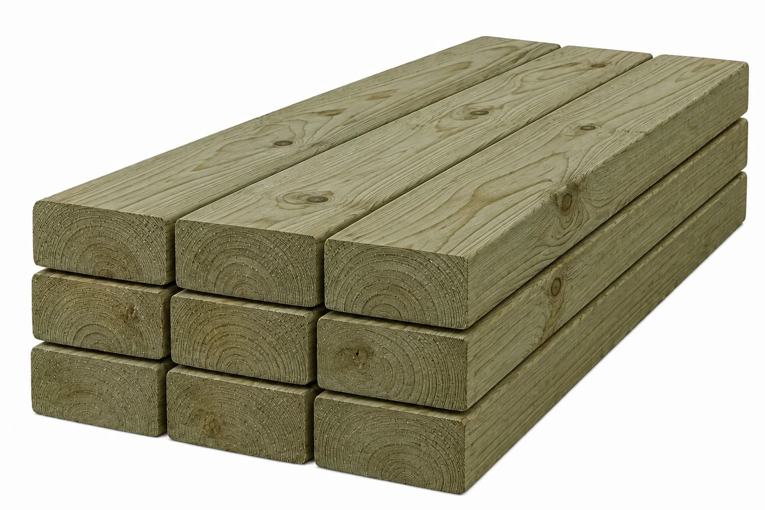 RezWood 2200EX lumber with varied natural grain and knots