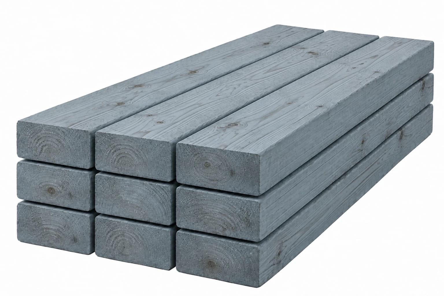 RezWood 3300 lumber with varied natural grain and knots